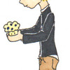 Draco and his muffin.. aww