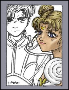 Princess Serenity and Prince Endymion - Sailormoon R