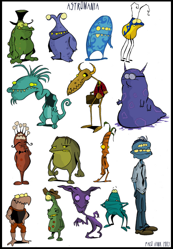 Concept backgroundmonsters/aliens