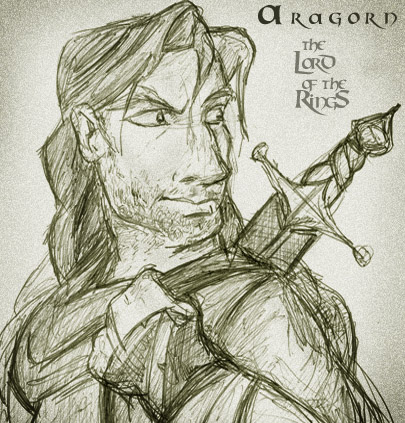 Sketch Aragorn