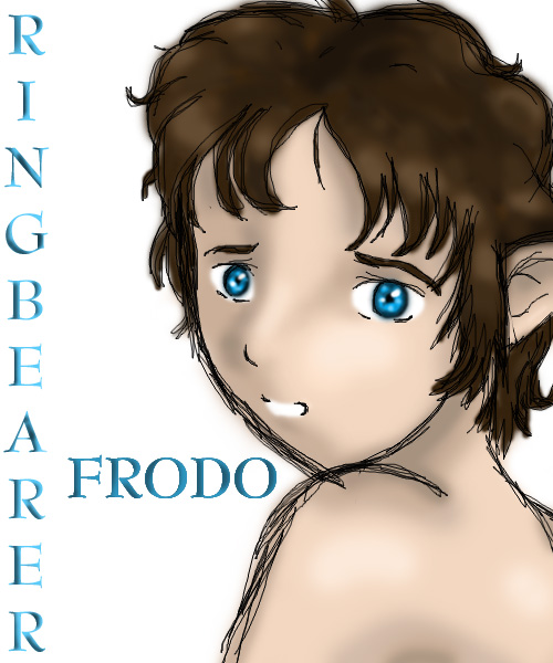 a strange looking frodo