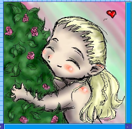 Legolas really... LIKES nature - oekaki