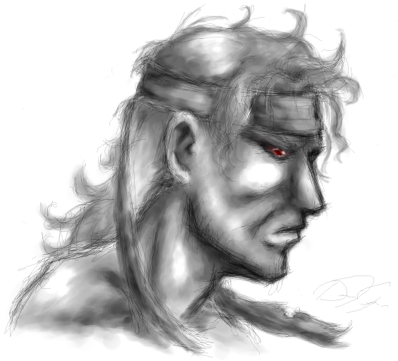 Solid Snake- Yoji Shinkawa style - Paintchat!