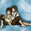 Frodo and Sam (being sorta cute .. together)