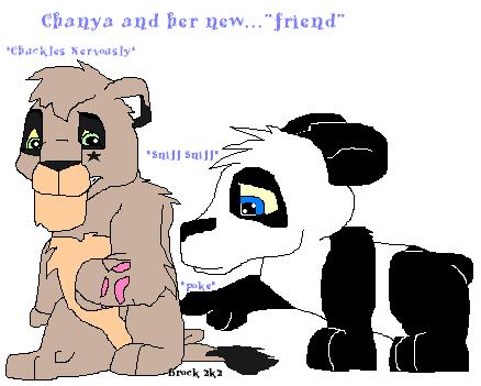 Chanya and...well...a panda ^-^