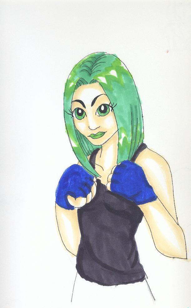 boxing girl