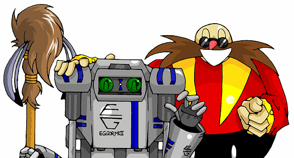 Dr Robotnik and Eggor (apparently)