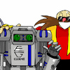 Dr Robotnik and Eggor (apparently)