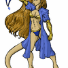 Weird Furry Lady in Color