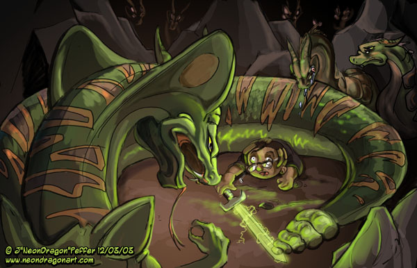 Jack Battles the Serpent Lord