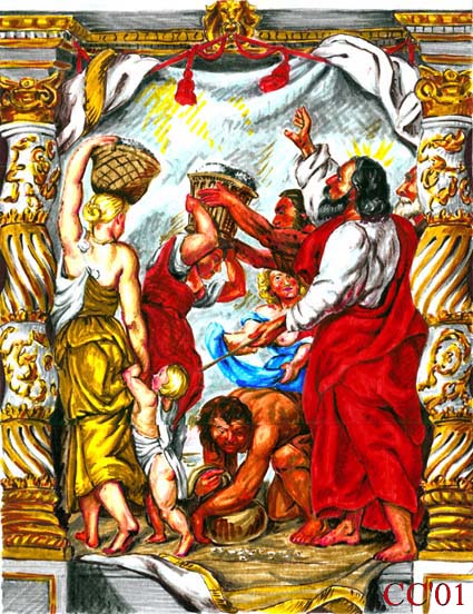 Receiving of the Manna(Rubens)