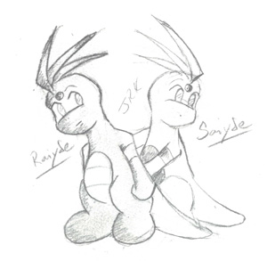 Raiyde and Saiyde, the Twin Spirit Scorchios!
