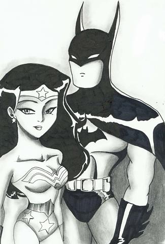 Batman and Wonderwoman