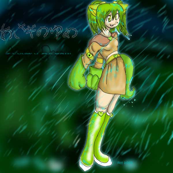 Kimidori in the Rain. o_o