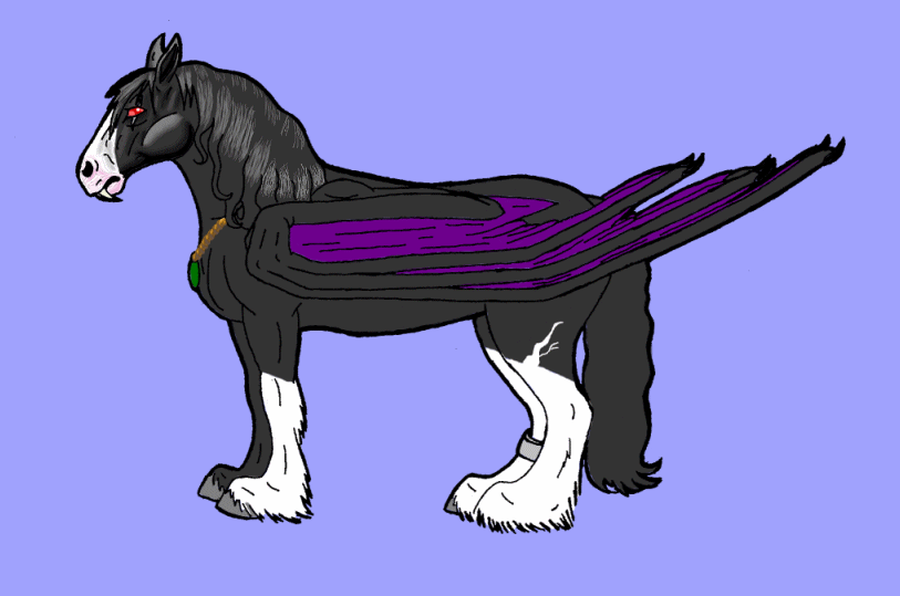 Unfinished Draco-horse