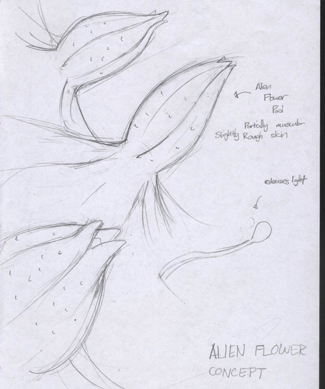 Alien Flower concept