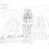 Bored, so I sketched an angel.