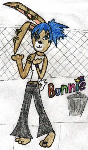 The first ever piccy of Bunnie!