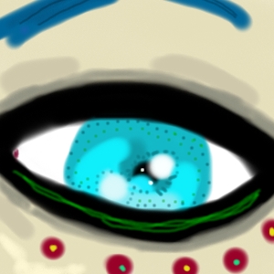 marti gras eye
