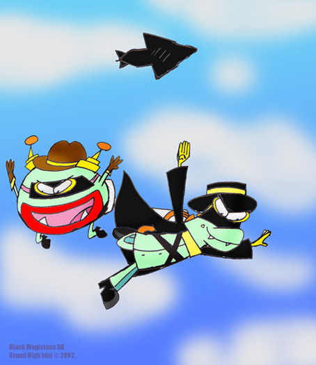Buzz and Delete skydiving
