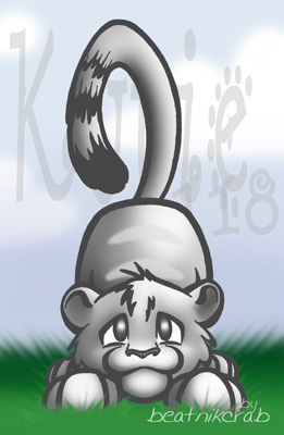 Neopets:  Kutie118 the Silver Kougra