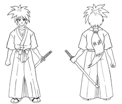 Ryuuichi character design page