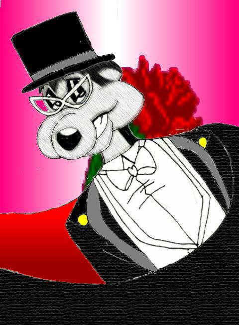 Pepe Le Pew as Tuxedo Mask
