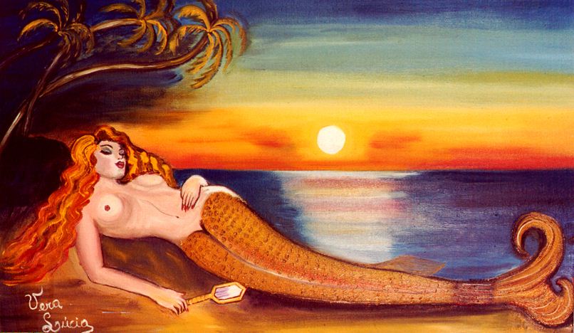 Sleeping mermaid