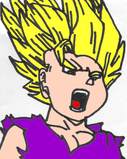 SSJ2 Son Gohan from the Seru Saga