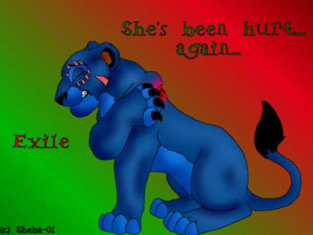 Exile the blue lioness