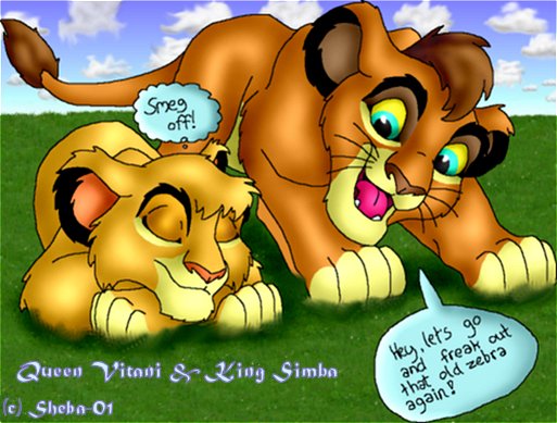 Queen Vitani and King Simba