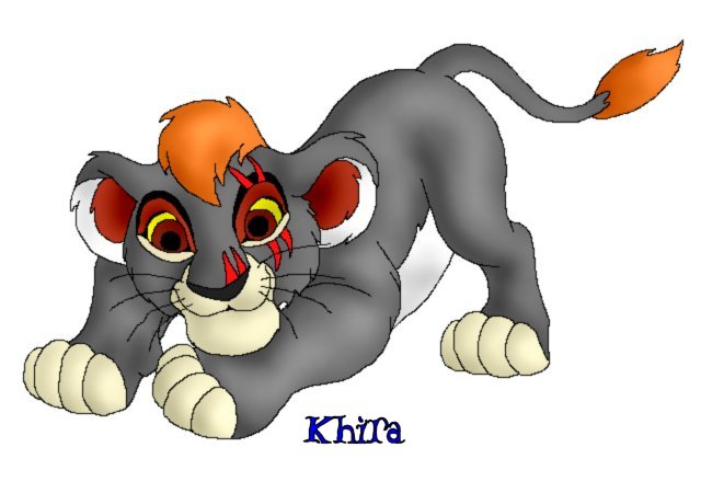 Khira crouching