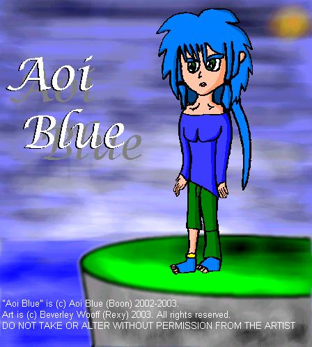 Art trade with Boon - Aoi Blue ^_^