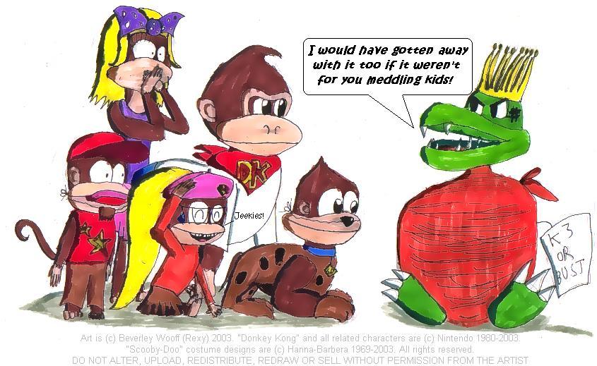 Donkey Kong in Scooby shocker