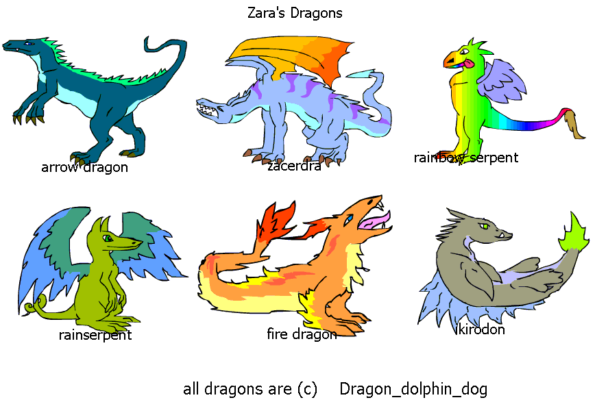 a few of my dragons