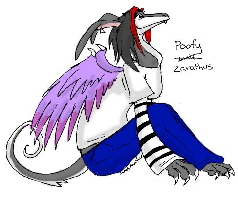 poofy.....as a zarathus.