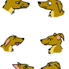 Dog faces