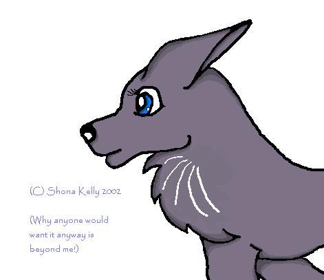 Total rubbish Wolfie MS Paint drawing