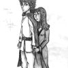 A not extremly happy Frodo and Sera..but cute