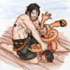 Ace and Luffy