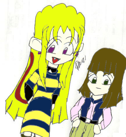 Kasumi-chan and Hayami-chan!