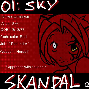 Skys calling card