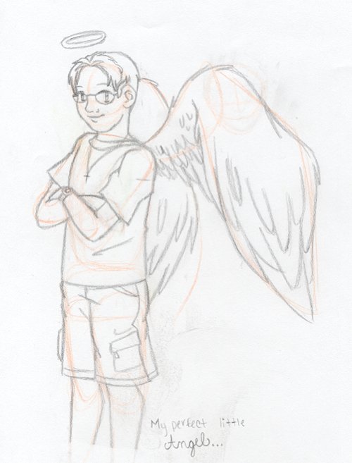 Angel Joshness- sketched!