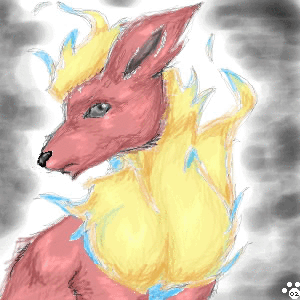 A somewhat-realistic Flareon!