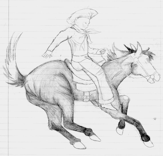 Horse and Rider(Art Project)