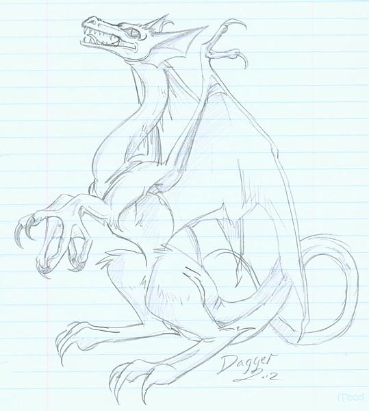 Another dragon sketch
