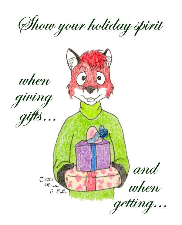 On the Front of Holiday Card 2002