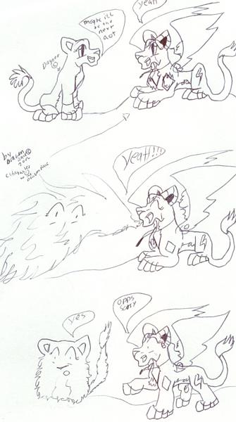 comic of me and dagger