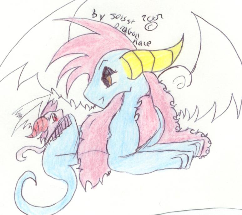 July and her kiddragon