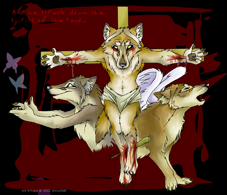 Crucifixion of the wolf